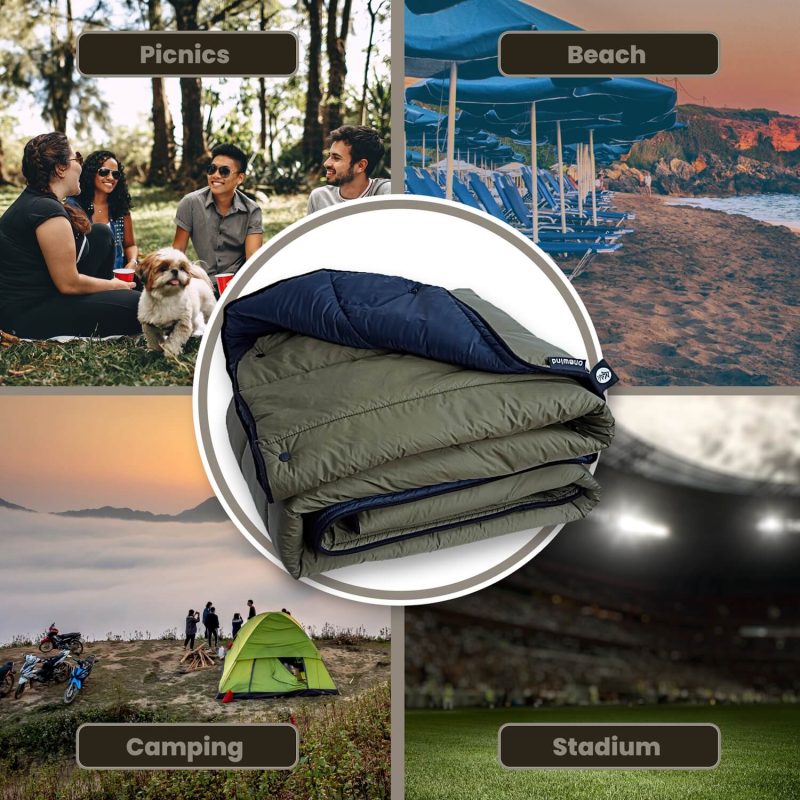 Camping Blanket OD Green - Image 5
