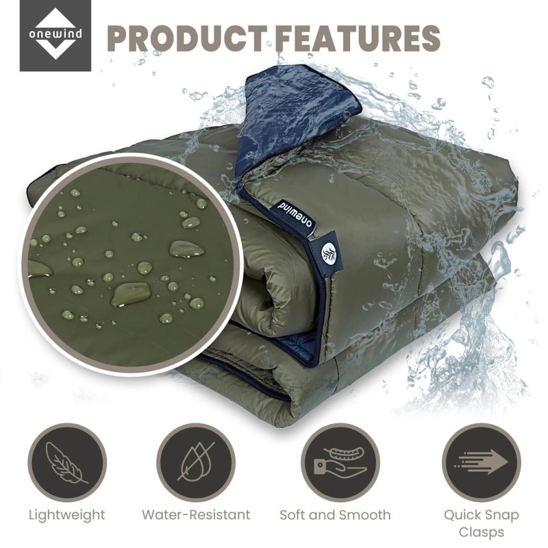 Camping Blanket OD Green - Image 4