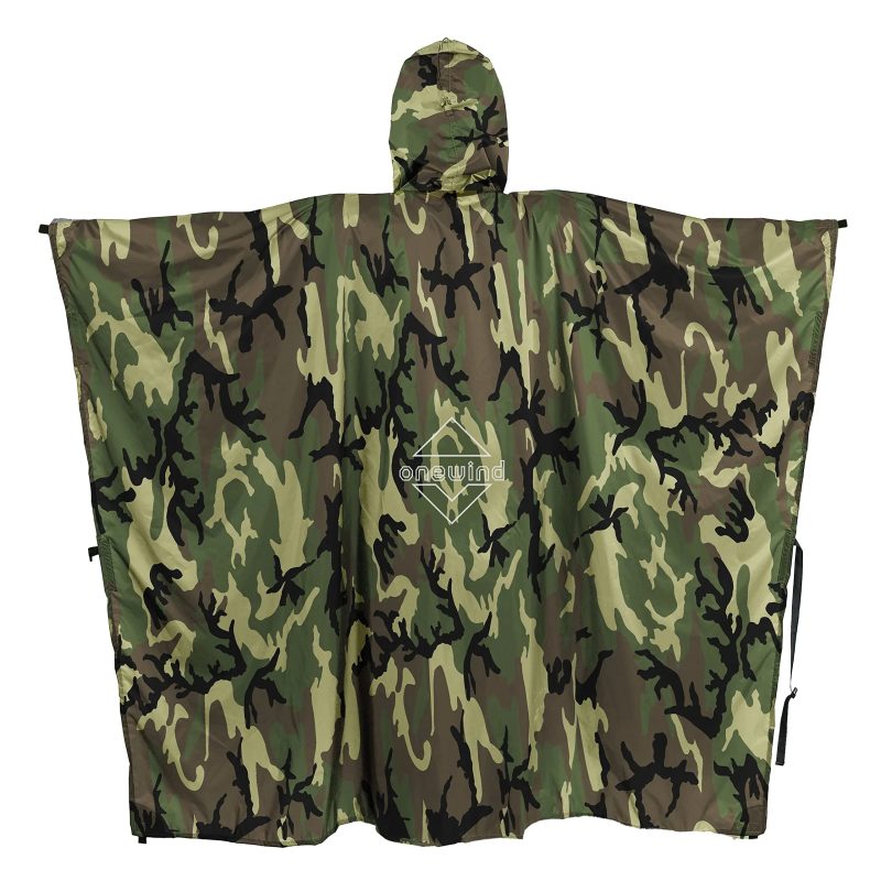 Camo Rain Poncho Shelter - Image 5