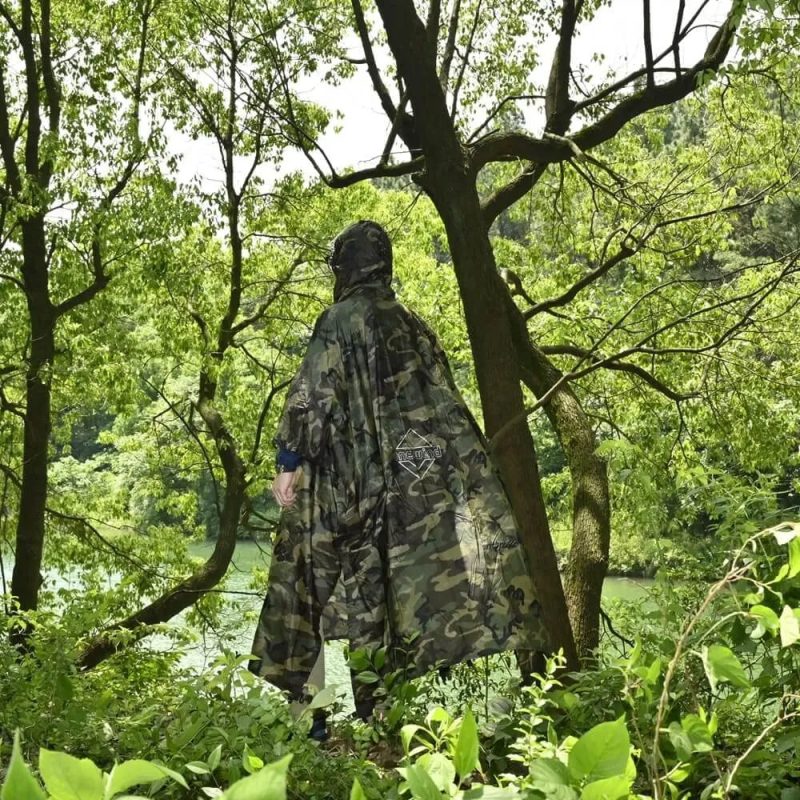 Camo Rain Poncho Shelter - Image 2