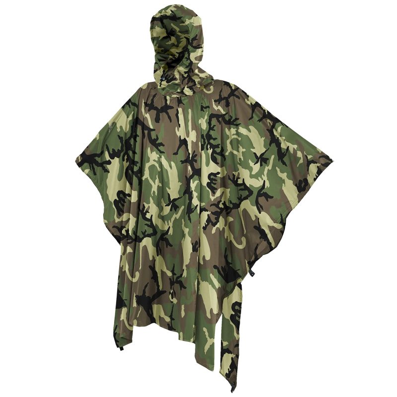 Camo Rain Poncho Shelter - Image 3