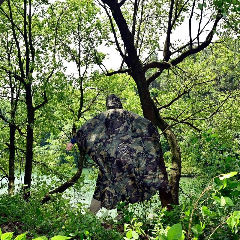 Camo Rain Poncho Shelter - Image 6