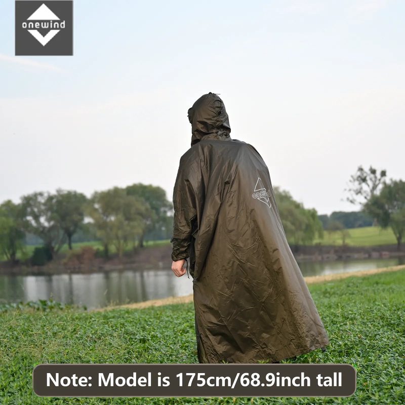 Extended-Length Ultralight Rain Poncho - Image 5